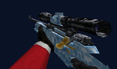 Ледяная AWP с сосульками