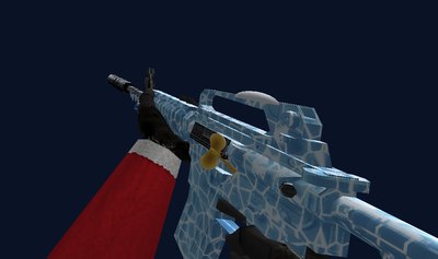 Ледяной M4A1 с сосульками